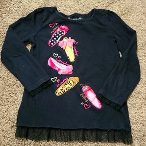 Girls black long sleeve